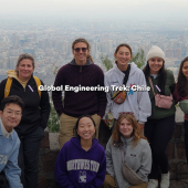 Students who participated in the trek to Chile.